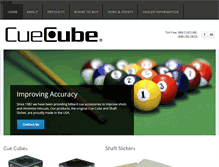 Tablet Screenshot of cuecube.com